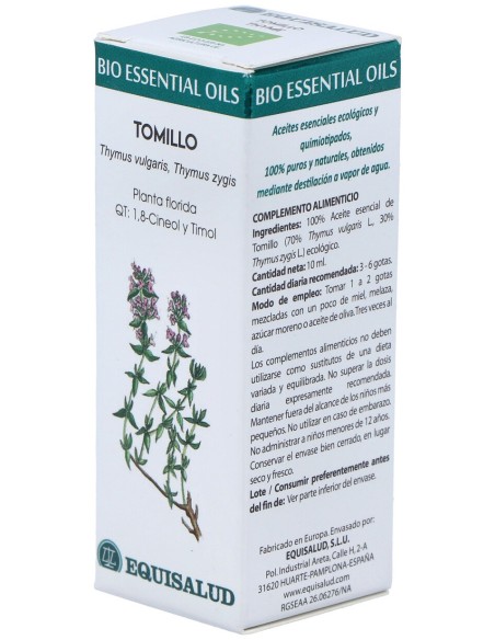 Bio Essential Oils Tomillo Aceite Esencial 10Ml.