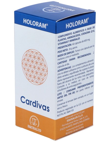 Holoram Cardivas 60Cap.