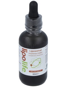Liposomal Vitaminas D3/K2 60Ml. Lipolife