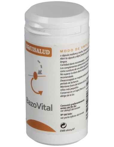 Equisalud Micronutrición Bazovital 60 Cápsulas