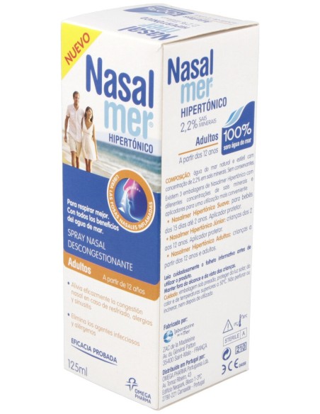 Nasalmer® Spray Nasal Hipertónico Adulto 125Ml