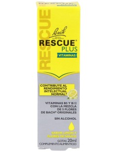 Rescue Plus Gotas Vitaminas 20Ml. Flores Bach