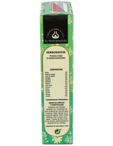 El Naturalista Herbosistem 100G