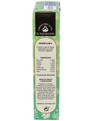 El Naturalista Herbiagro 100G