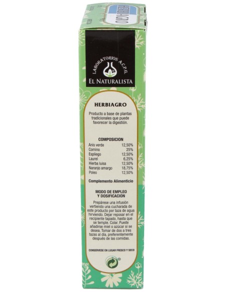El Naturalista Herbiagro 100G