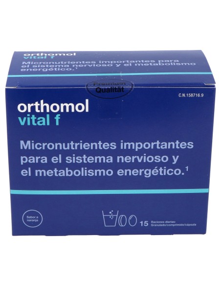 Orthomol Vital F 15Sbrs.Granulado