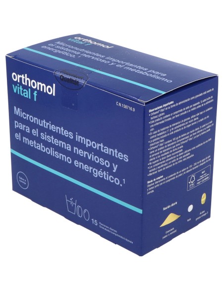 Orthomol Vital F 15Sbrs.Granulado