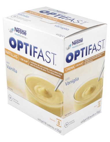 Optifast Natillas Vainilla 8Sbrs.