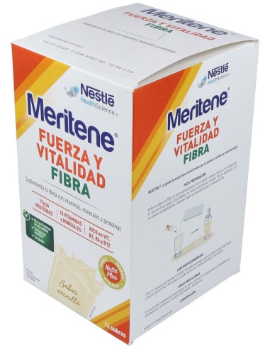Meritene Fibra Batidos Sabor Vainilla 14 Sobres