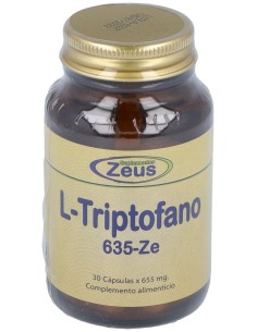 Zeus L-Triptofano 635 30 Cápsulas
