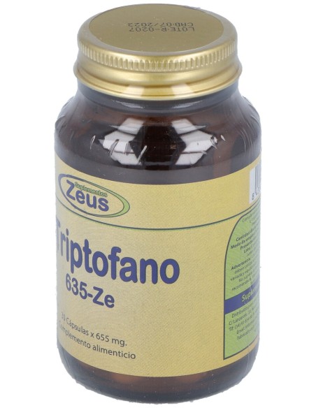 Zeus L-Triptofano 635 30 Cápsulas