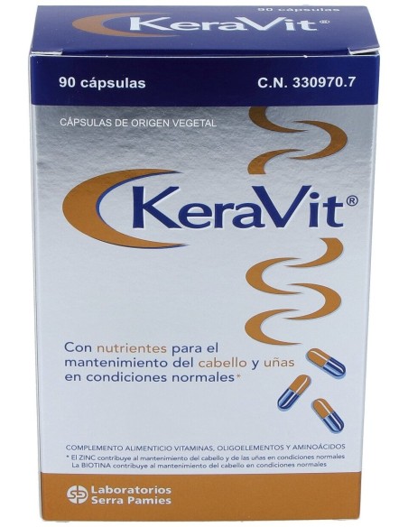 Keravit Uñas Y Cabellos Sanos 90 Cap
