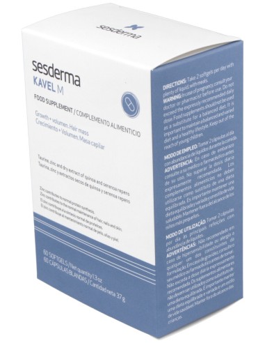 Seskavel Anticaida Kavel M (Masa Capilar) 60Cap.