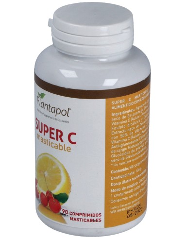 Plantapol Vitamina Super C Masticable 60Comp