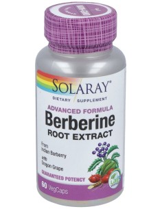 Solaray Berberine 60 Vcaps Formula Avanzana