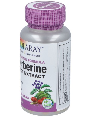 Solaray Berberine 60 Vcaps Formula Avanzana
