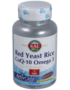 Kal Red Rice - Q10 - Omega 3 60Perlas
