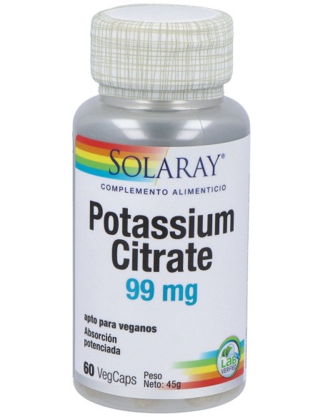 Potasio Citrato 99Mg. 60Cap.