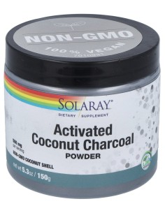 Solaray Charcoal Coconut Activated Carbon Activo 75G