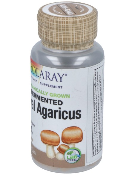 Royal Agaricus Champiñon Del Sol 500Mg. 60Cap.Veg