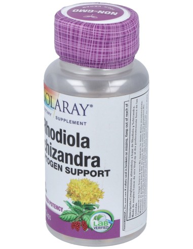 Solaray Rhodiola Schizandra 500Mg 60Caps