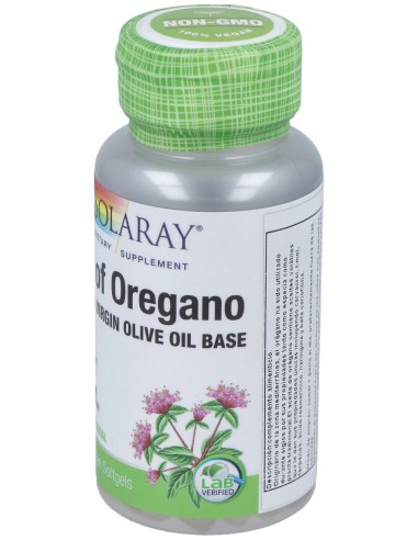 Solaray Aceite De Oregano 60 Perlas