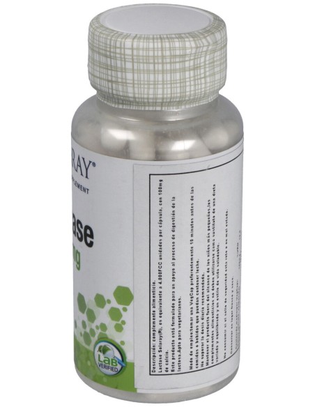 Solaray Lactase 40Mg 4000Fcc 100Caps