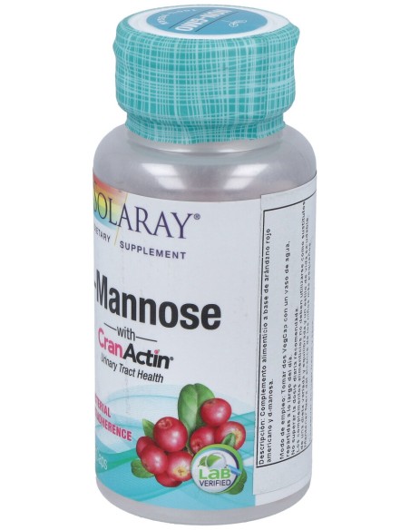 Solaray D-Manosa Cranactin 60Caps