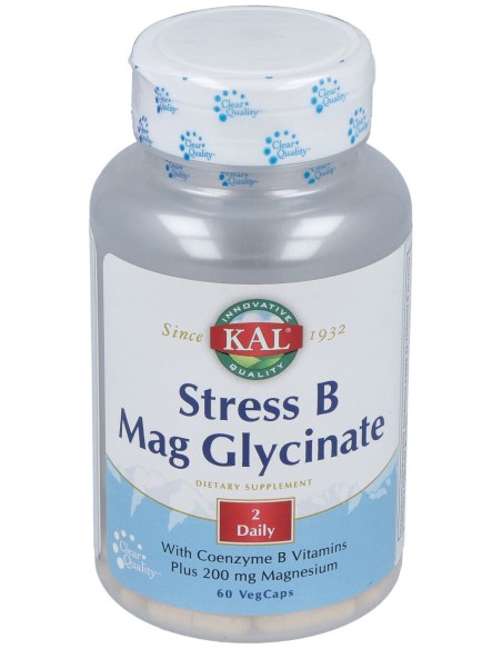 Kal Stress B Mag Glycinate 60Caps