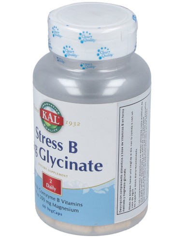 Kal Stress B Mag Glycinate 60Caps