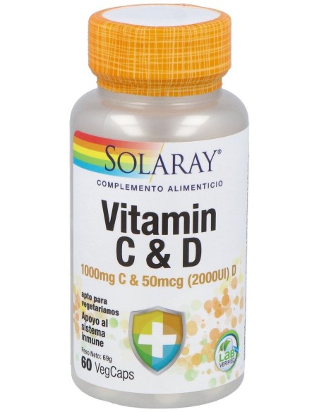 Vitamina C 1000Mg + Vitamina D 2000Ui 60Cap.
