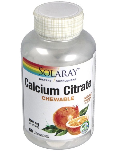 Calcio Citrato 1000Mg. Sabor Naranja 60Comp.Mast.