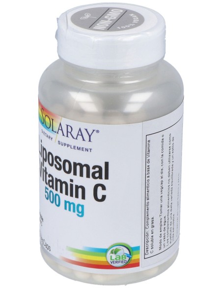 Solaray Liposomal Vitamin C 400Mg 100Caps