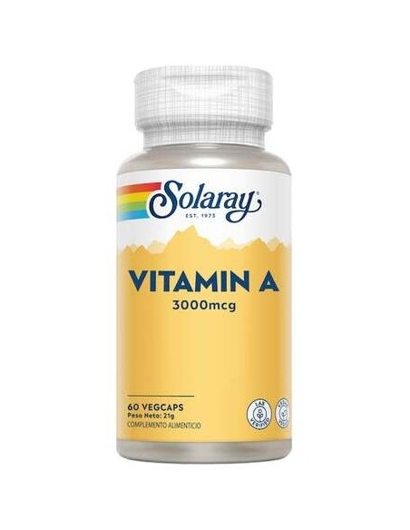 Solaray Vitamina A 3000Mcg 60Caps