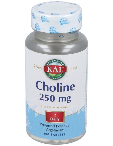 Choline Kal 250Mg. 100Comp.