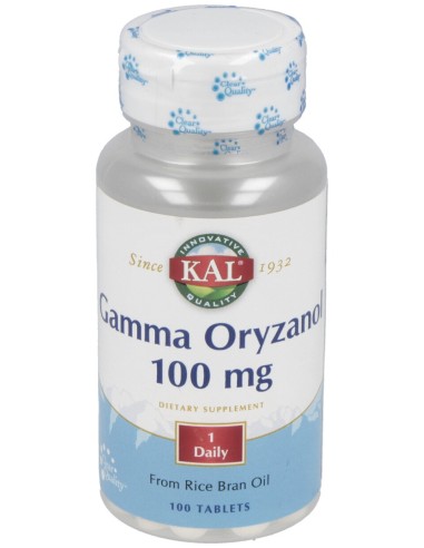 Kal Quality Gamma Oryzanol 100Mg 100Comp