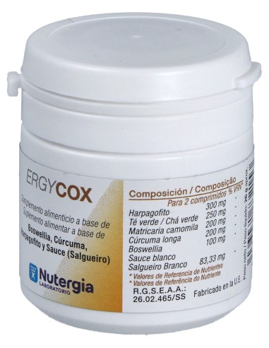 Nutergia Ergycox 30 Comprimidos