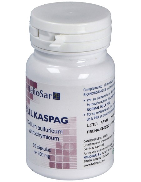 Sulkaspag Kalium Sulfuricum 60Cap.