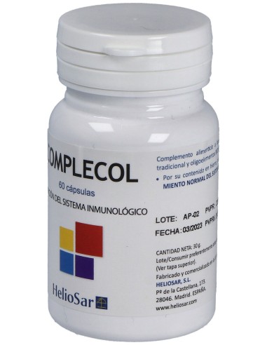 Heliosar Complecol 60Caps