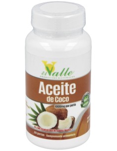El Valle Aceite De Coco 60 Perlas