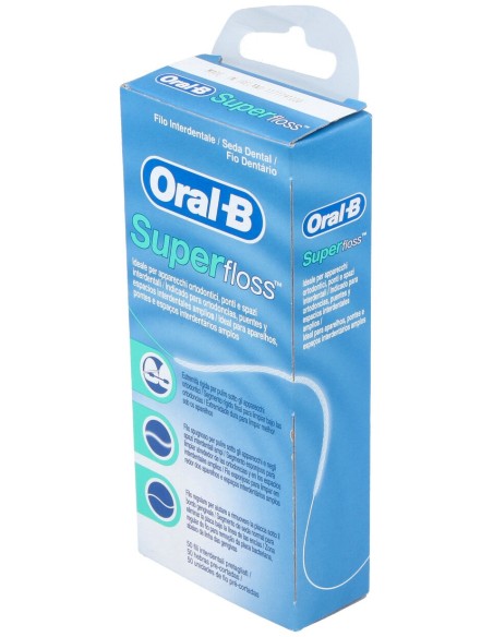 Oral-B Super Floss Seda Dental 50 Hilos
