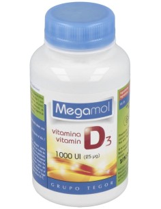 Tegor  Megamol Vitamina D3 1000Ui 100Caps