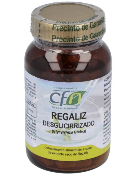Cfn Regaliz Desglicirrizado 60Caps