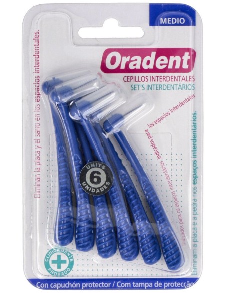 Cepillo Interdental Medio 6Ud.