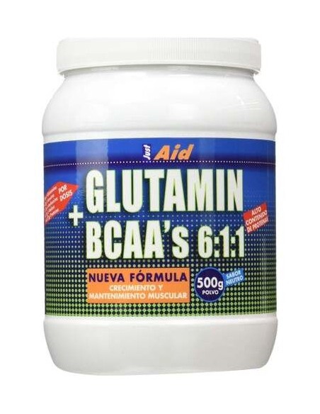 Just Aid Glutamin + Bcaa Sabor Neutro 500G