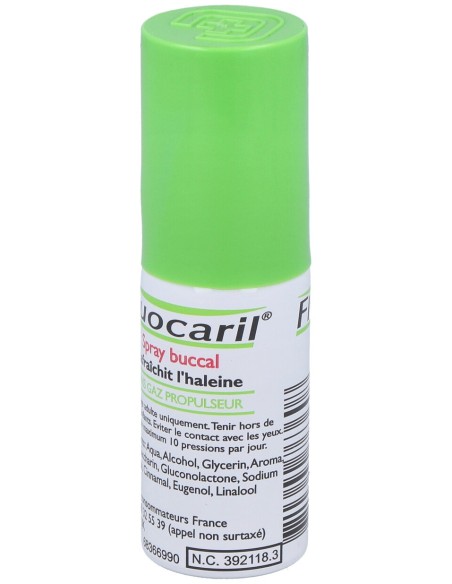 Fluocaril Spray Oral 15Ml.