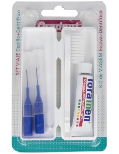 Foradent Set De Viaje Estuche + Dentífrico 5Ml + 2...