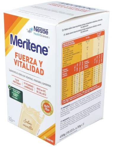 Meritene® Fuerza Y Vitalidad Batidos Sabor...