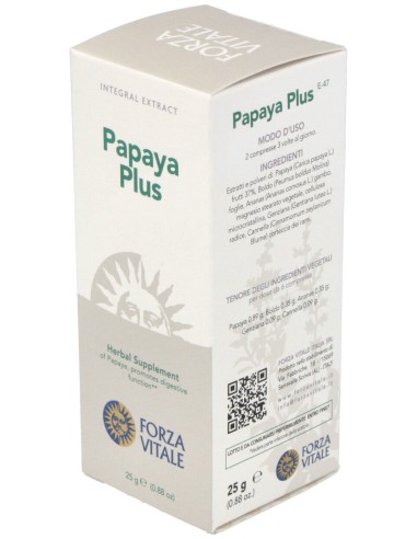 Papaya Plus 25Gr.Comprimidos