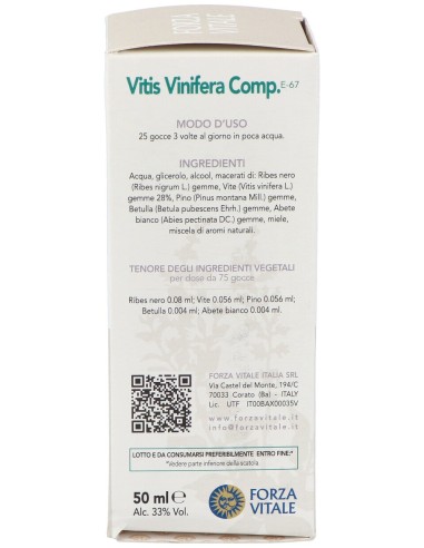 Vitis Vinifera Composta Extracto 50Ml.